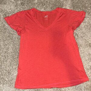 Maurices Short Sleeve Red Shirt